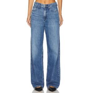Rag & Bone Women's River Featherweight Logan Wide-Leg Jeans Size 31